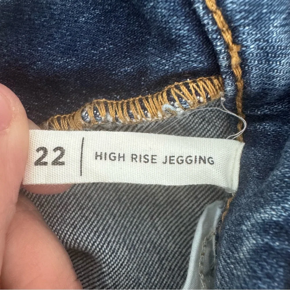 Pacsun Jeans High Waist Jegging Size 22 Stretch Distressed Ripped Casual Basic